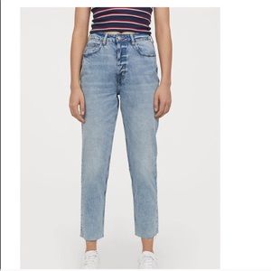 H&M boyfriend slim mom jeans